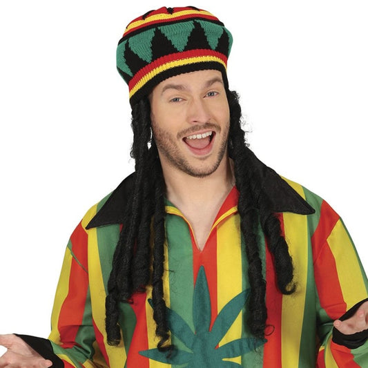 Gorro Jamaicano con Rastas