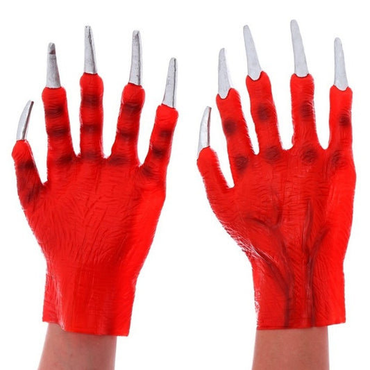 Guantes de Demonio Rojo