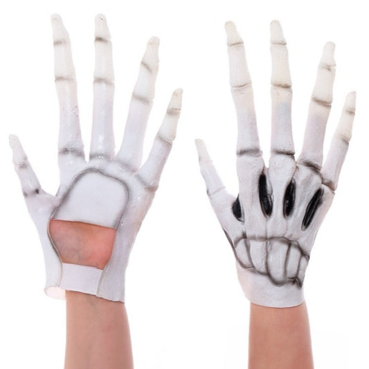 Guantes de Esqueleto Blancos