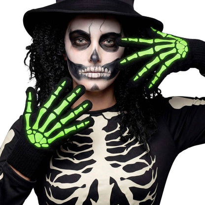 Guantes de Esqueleto Huesos Glow