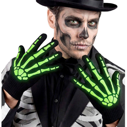 Guantes de Esqueleto Huesos Glow