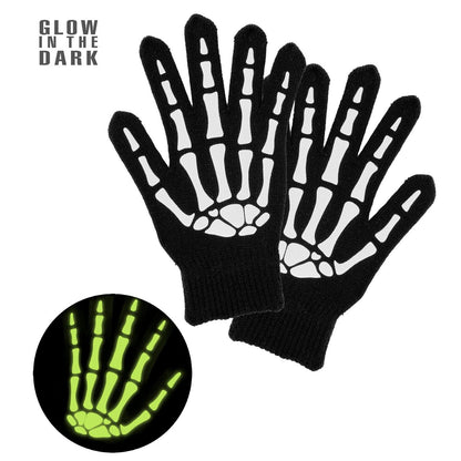 Guantes de Esqueleto Huesos Glow