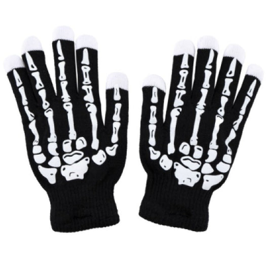 Guantes de Esqueleto con Luz Led
