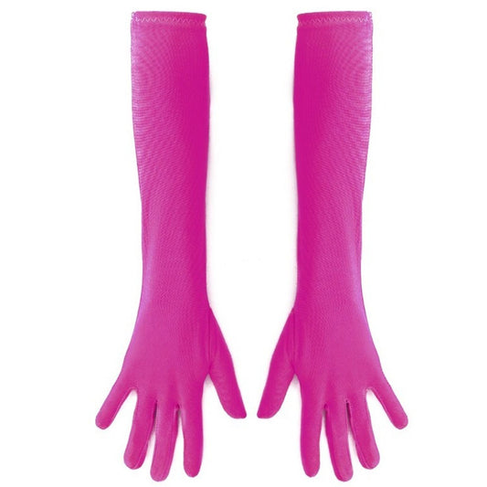 Guantes Fucsia Largos Eco