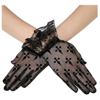 Guantes Góticos Cruces