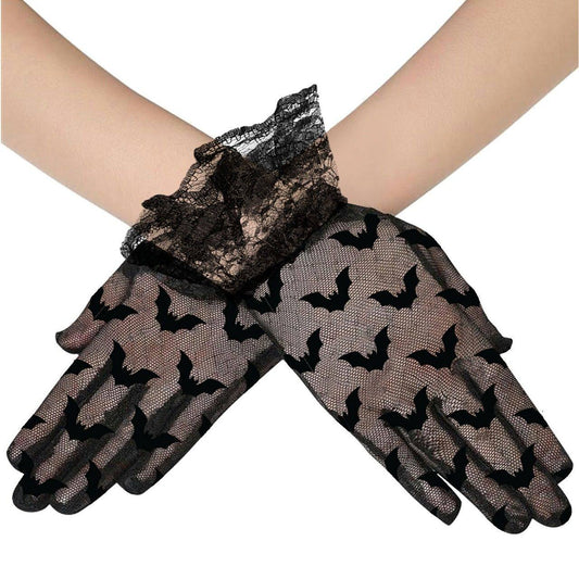 Guantes Góticos Murciélagos
