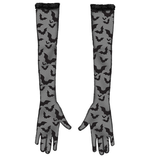 Guantes Largos Góticos Murciélagos