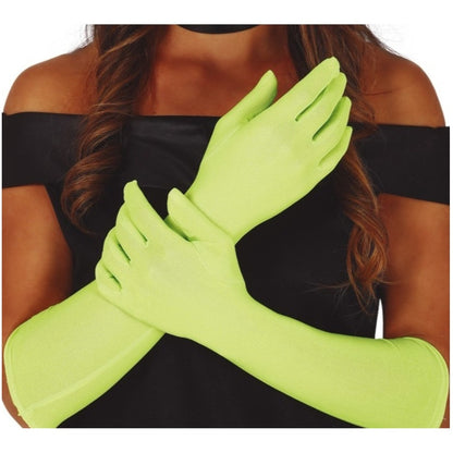 Guantes Largos Verde Claro
