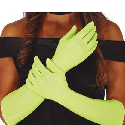 Guantes Largos Verde Claro