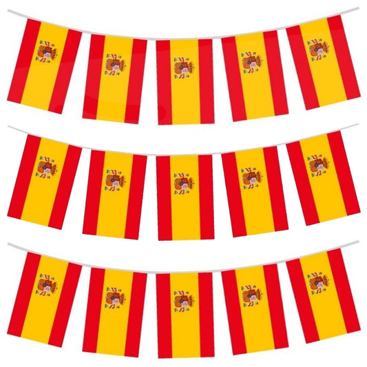 Guirnalda de Banderines de España 10m