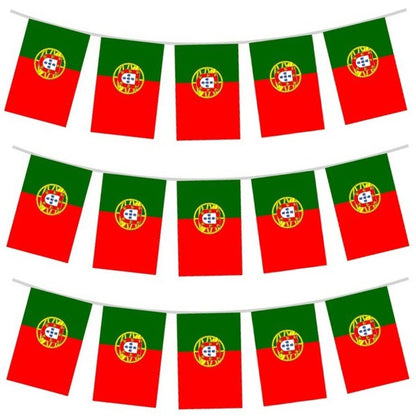 Guirnalda de Banderines de Portugal 10m