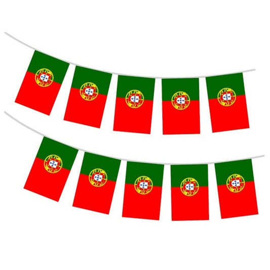 Guirnalda de Banderines de Portugal 10m