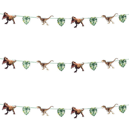 Guirnalda de Dinosaurio Rex Jurassic