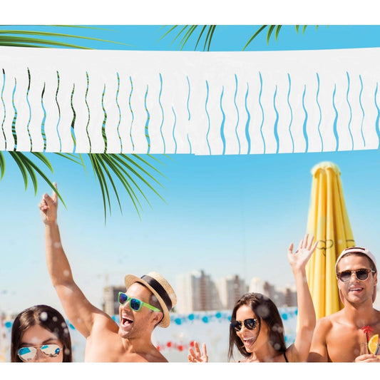 Guirnalda de Flecos Blanca