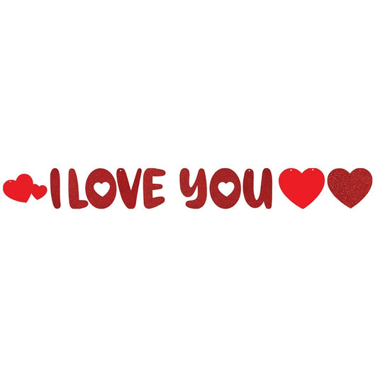 Guirnalda de San Valentín "I Love You"
