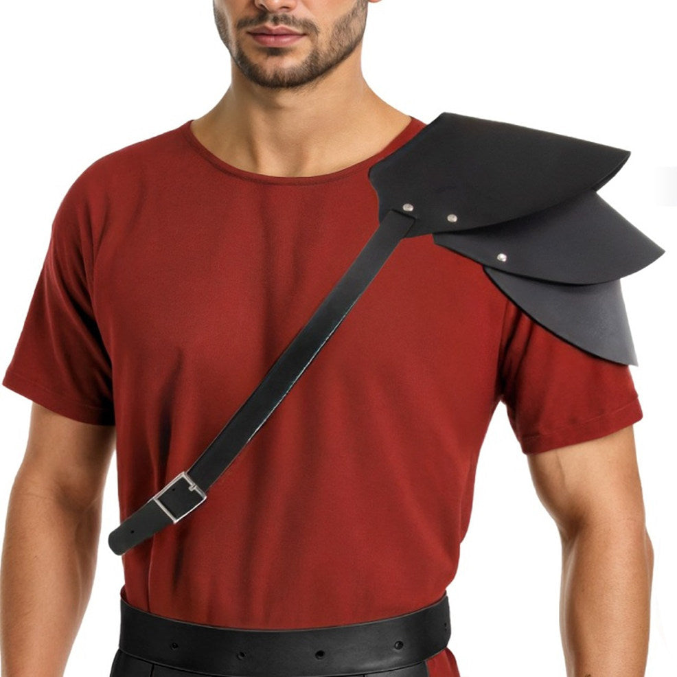 Hombrera de Gladiador Romano Negro