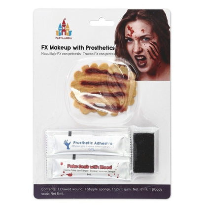 Kit de Maquillaje Arañazo Sangriento