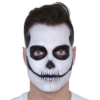 Kit de Maquillaje Esqueleto Blanco y Negro