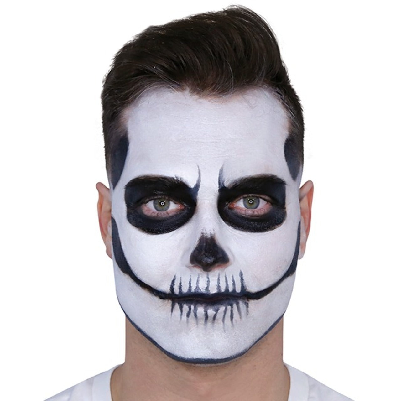 Kit de Maquillaje Esqueleto Blanco y Negro