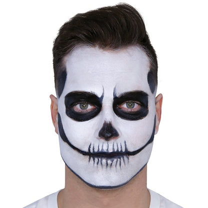Kit de Maquillaje Esqueleto Blanco y Negro