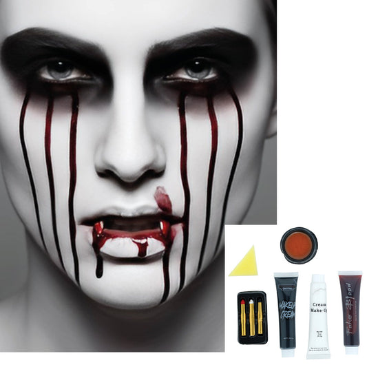 Kit Maquillaje de Vampiro Sangriento
