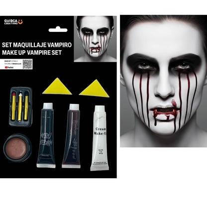 Kit Maquillaje de Vampiro Sangriento
