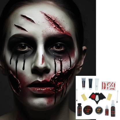 Kit Maquillaje de Zombie Siniestro