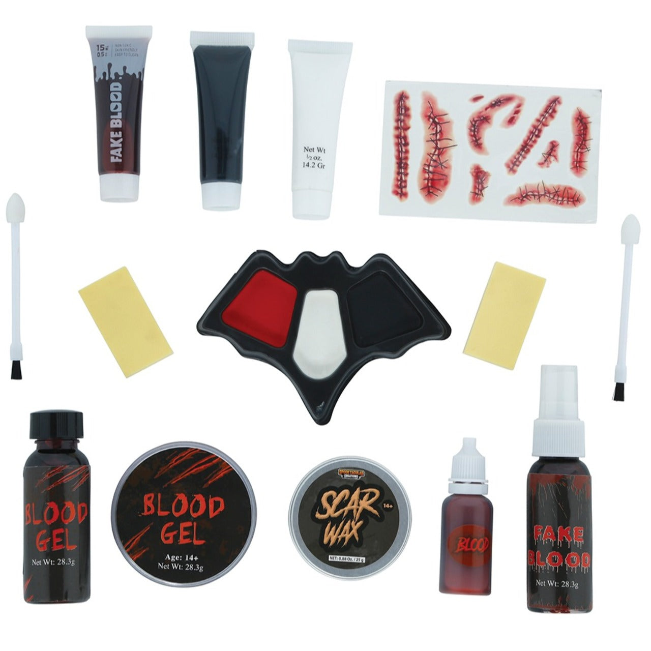 Kit Maquillaje de Zombie Siniestro