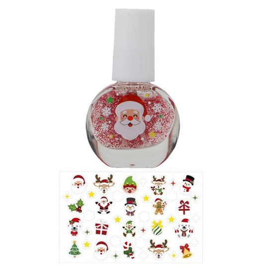 Kit de Pintauñas y Pegatinas Navidad