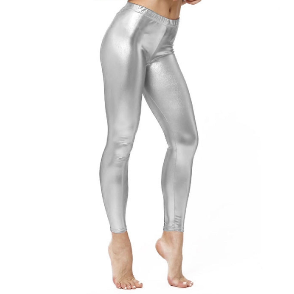 Leggings Plateado Metalizado para adulto