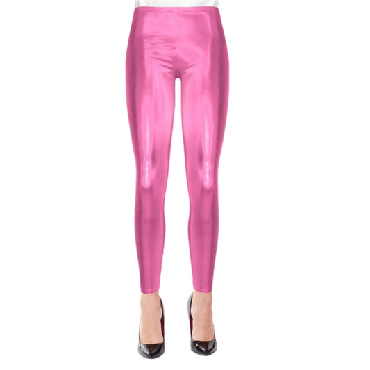 Leggings Rosa Metalizado para adulto