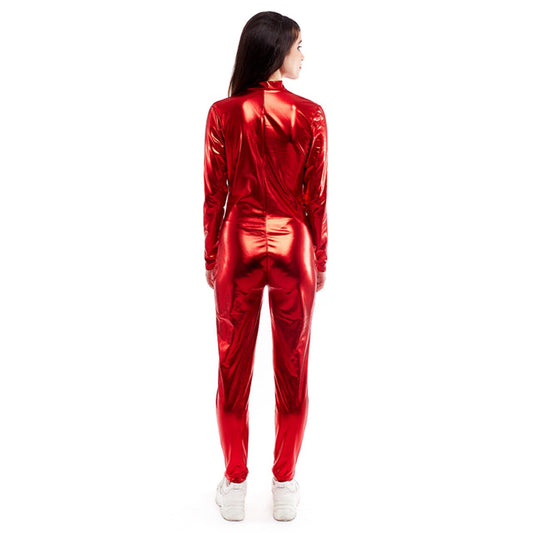 Malla Roja Metalizada para adulto