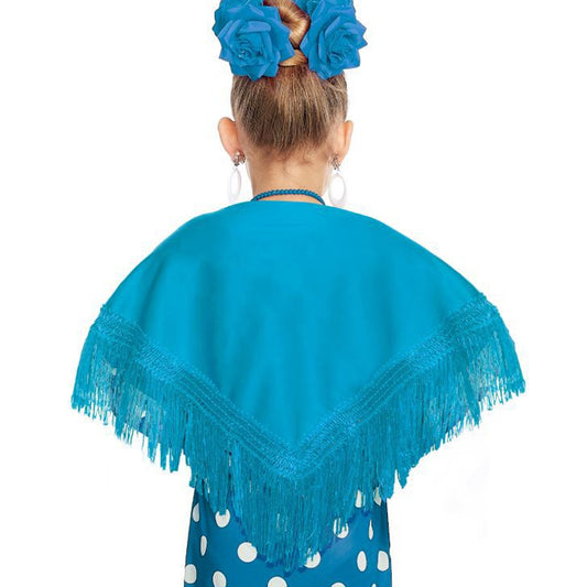 Mantón Azul Claro infantil