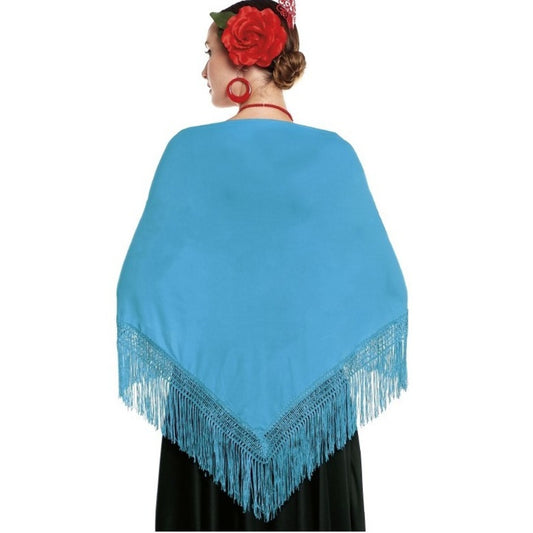 Mantón Azul Claro