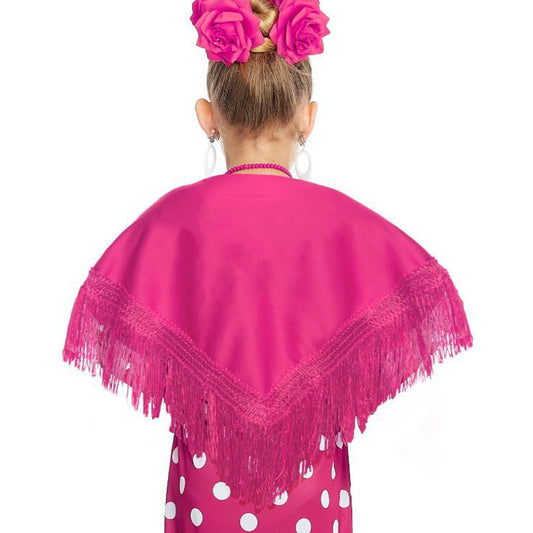 Mantón Fucsia infantil