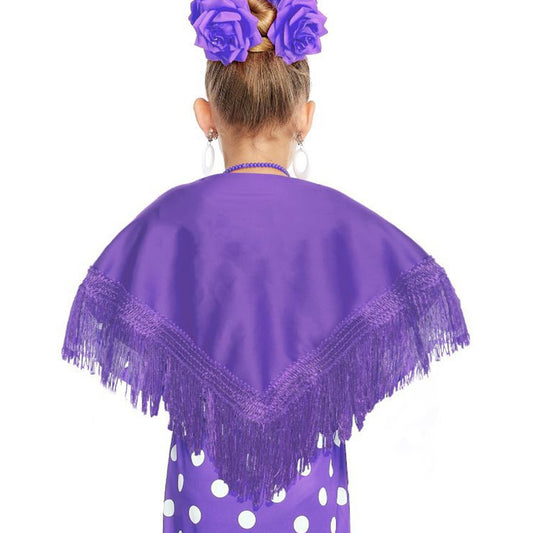 Mantón Lila infantil