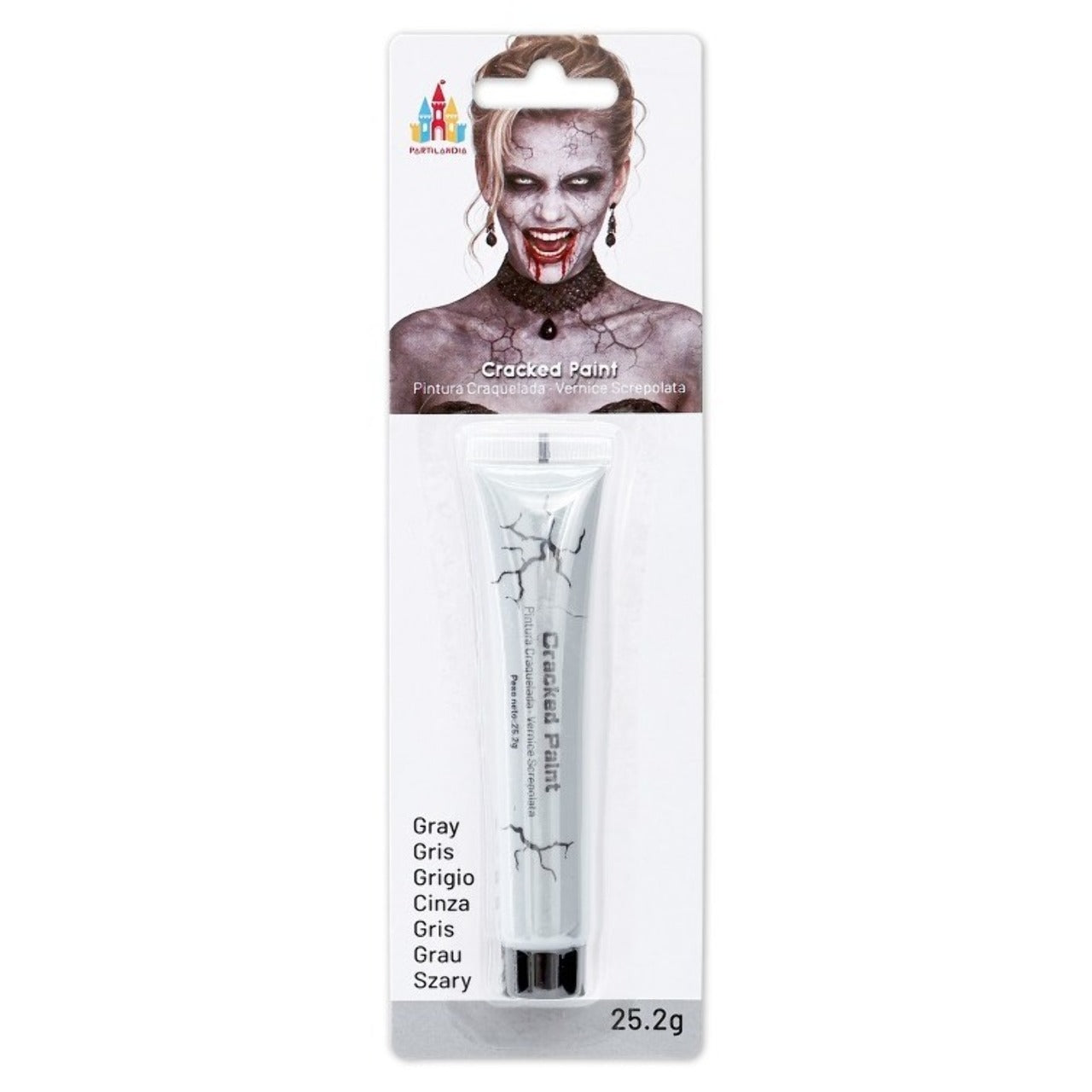 Maquillaje Gris Agrietado