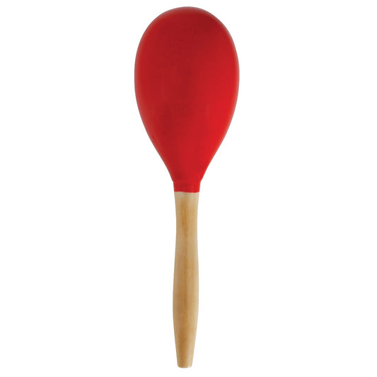 Maraca Roja de Madera