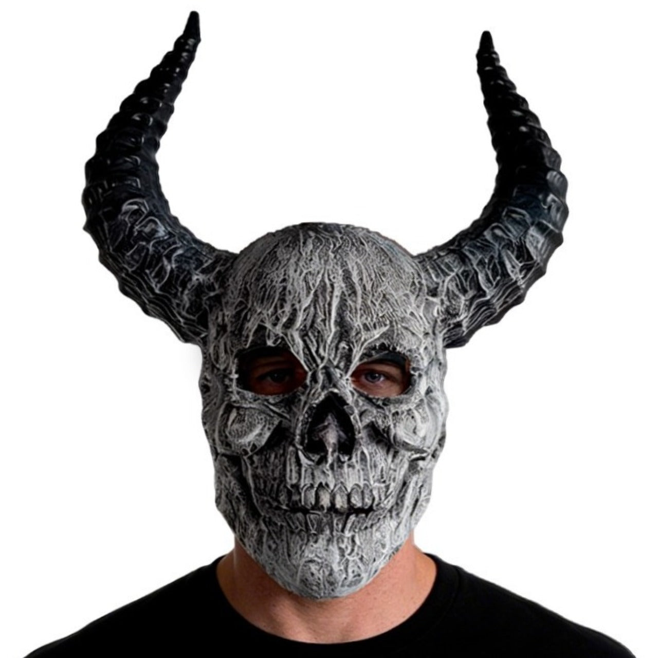 Máscara de Calavera con Cuernos