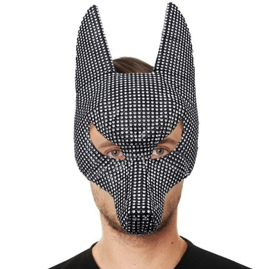 Máscara Egipcia de Anubis Diamantes