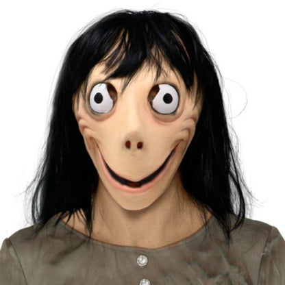 Máscara de látex de Niña Momo Creepypasta