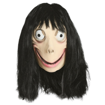 Máscara de látex de Niña Momo Creepypasta
