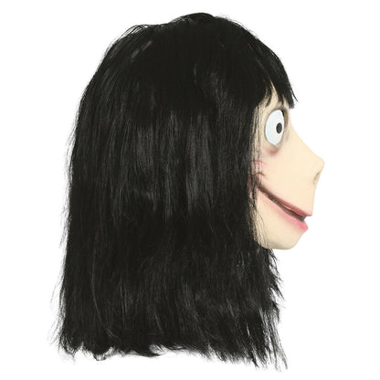 Máscara de látex de Niña Momo Creepypasta