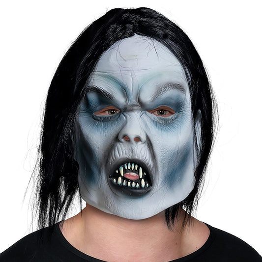Máscara de látex de Vampiro con Pelo