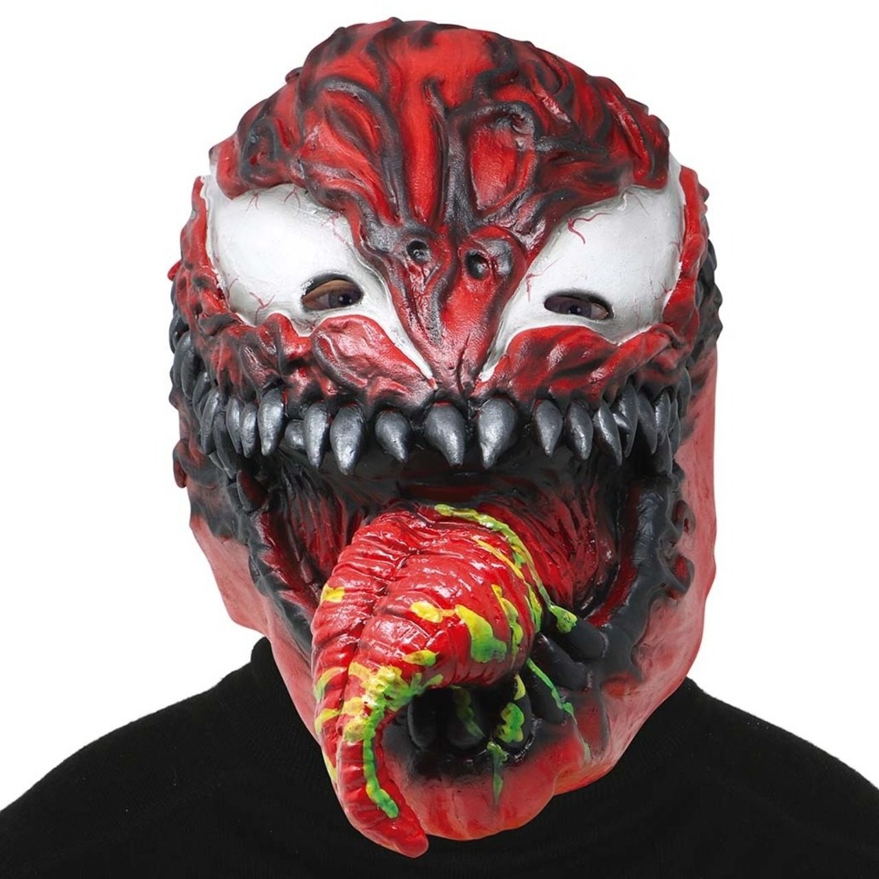 Máscara de látex Venom Rojo