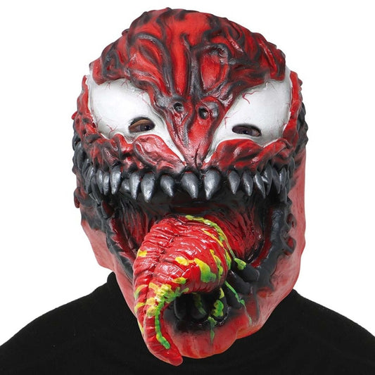 Máscara de látex Venom Rojo