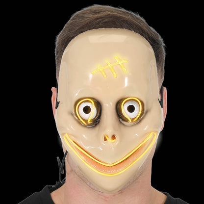 Máscara de Momo Creepypasta Luminosa