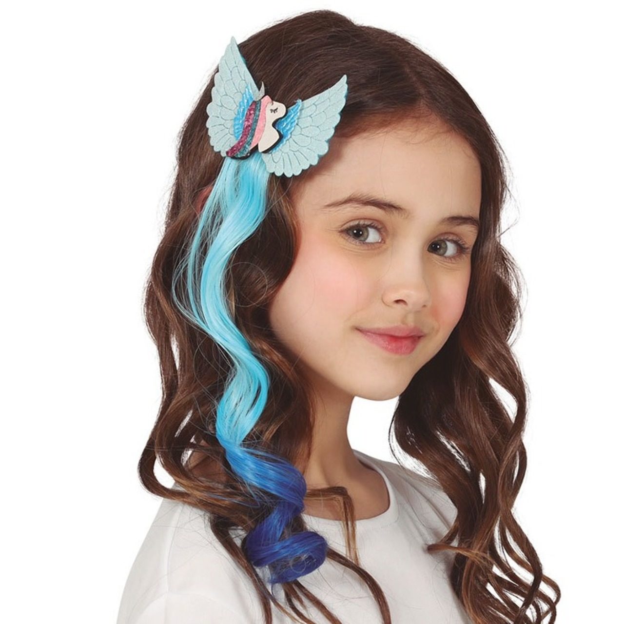 Mechón Azul de Unicornio