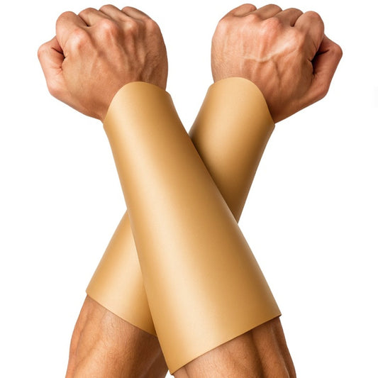 Muñequeras de Gladiador Romano Oro