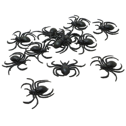 Pack de 12 Arañas Negras